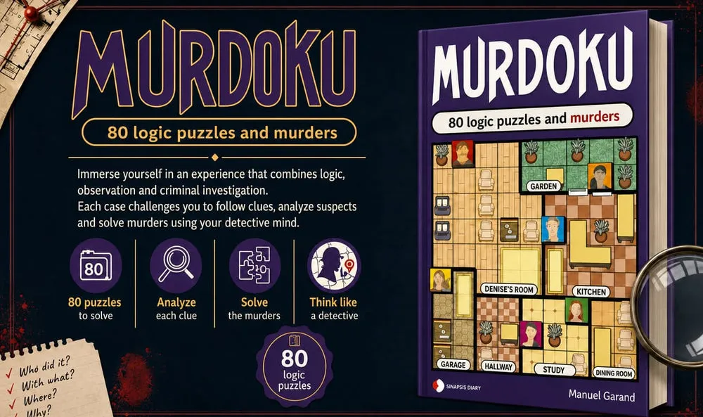 Murdoku: 80 schemi di logica e omicidio